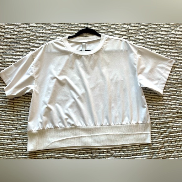 Athleta Tops - EUC Athleta short-sleeve white top, medium